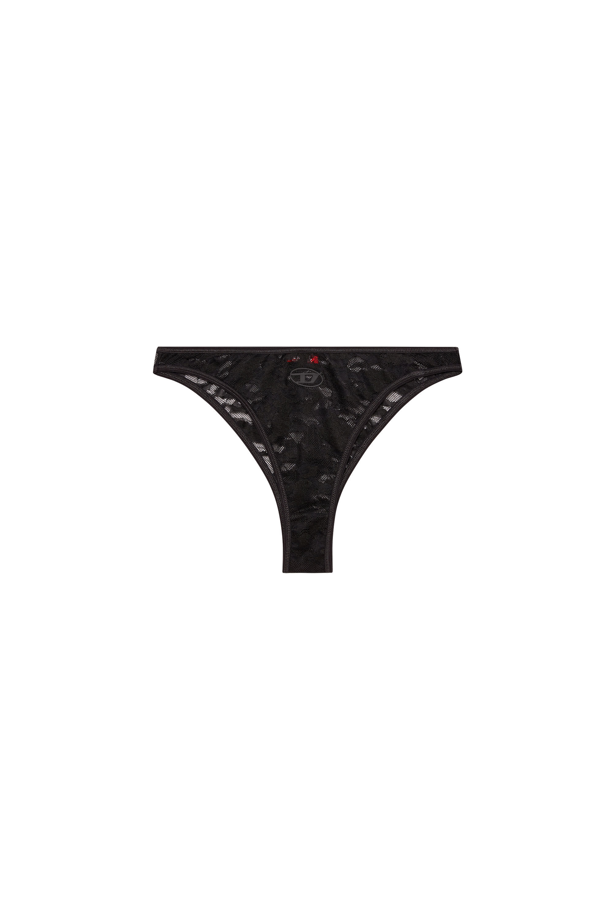 Diesel - PUNCHY-UTLT, Slip en encaje de camuflaje Mujer in Negro - 4