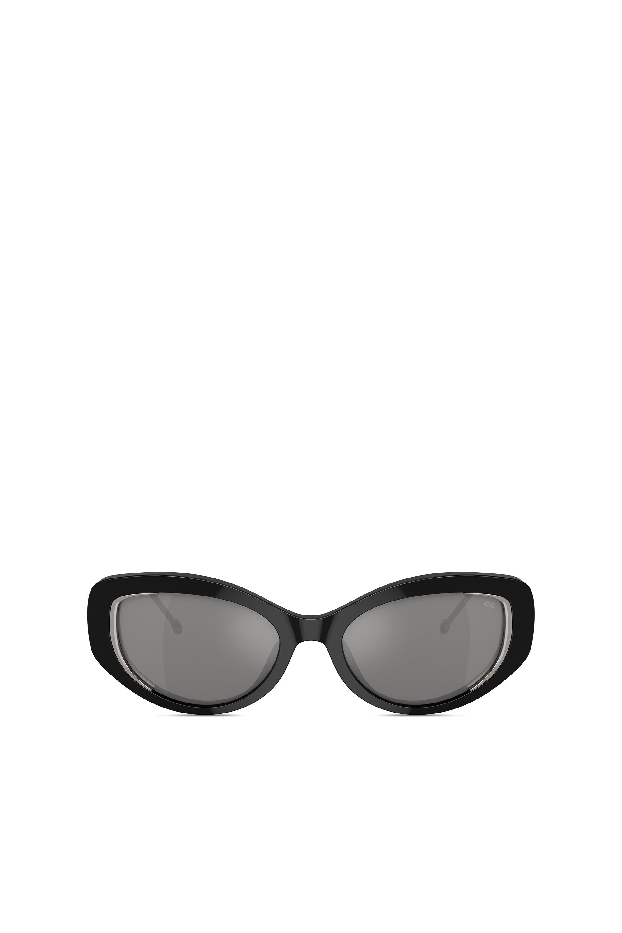 Diesel - 0DL2001 SIZE 54, Gafas modelo de ojo de gato Unisex in Negro - 1