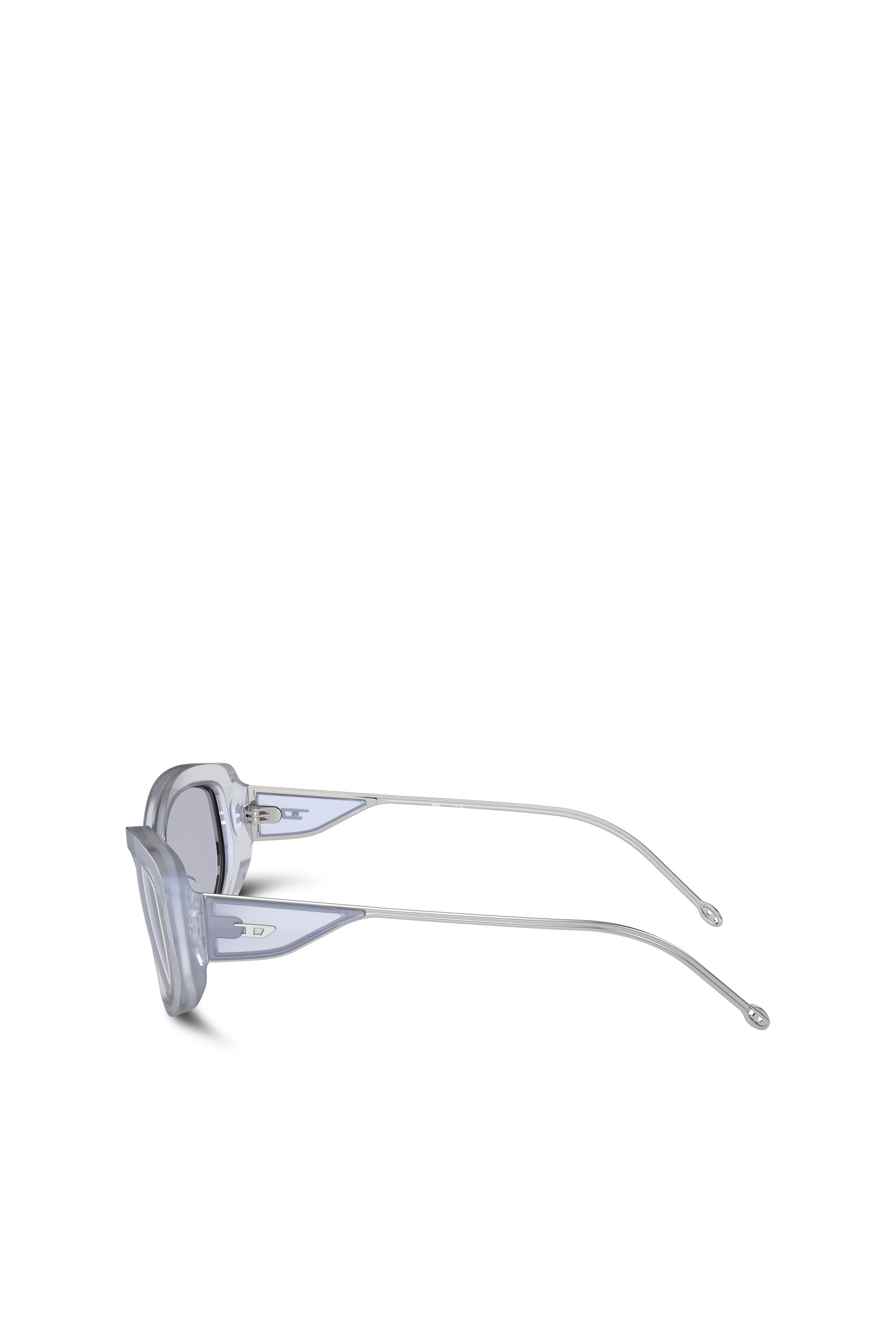 Diesel - 0DL2001 SIZE 54, Gafas modelo de ojo de gato Unisex in Gris - 2