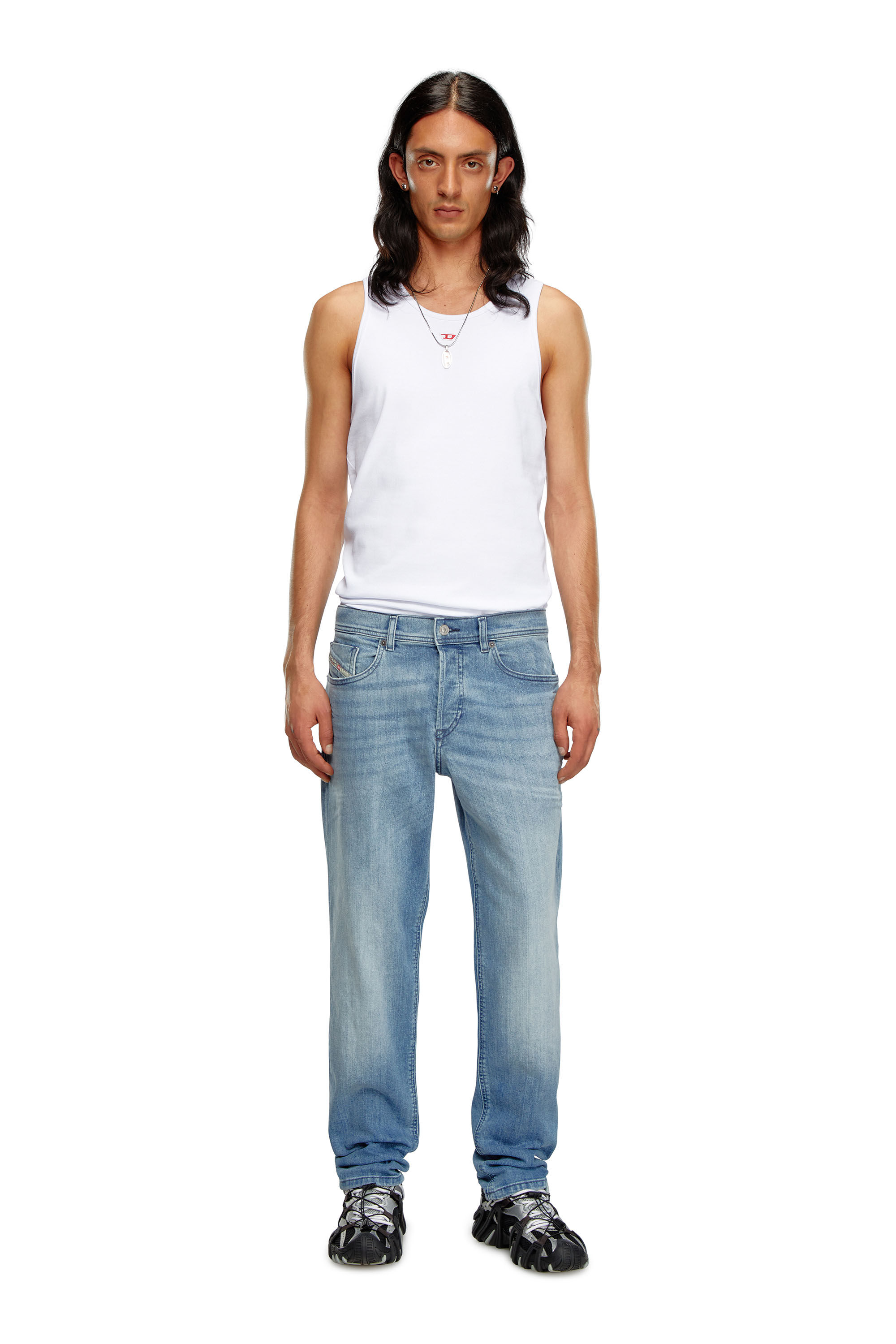 Diesel - Regular Jeans 2023 D-Finitive 0GRDI Hombre, Azul Claro - 1