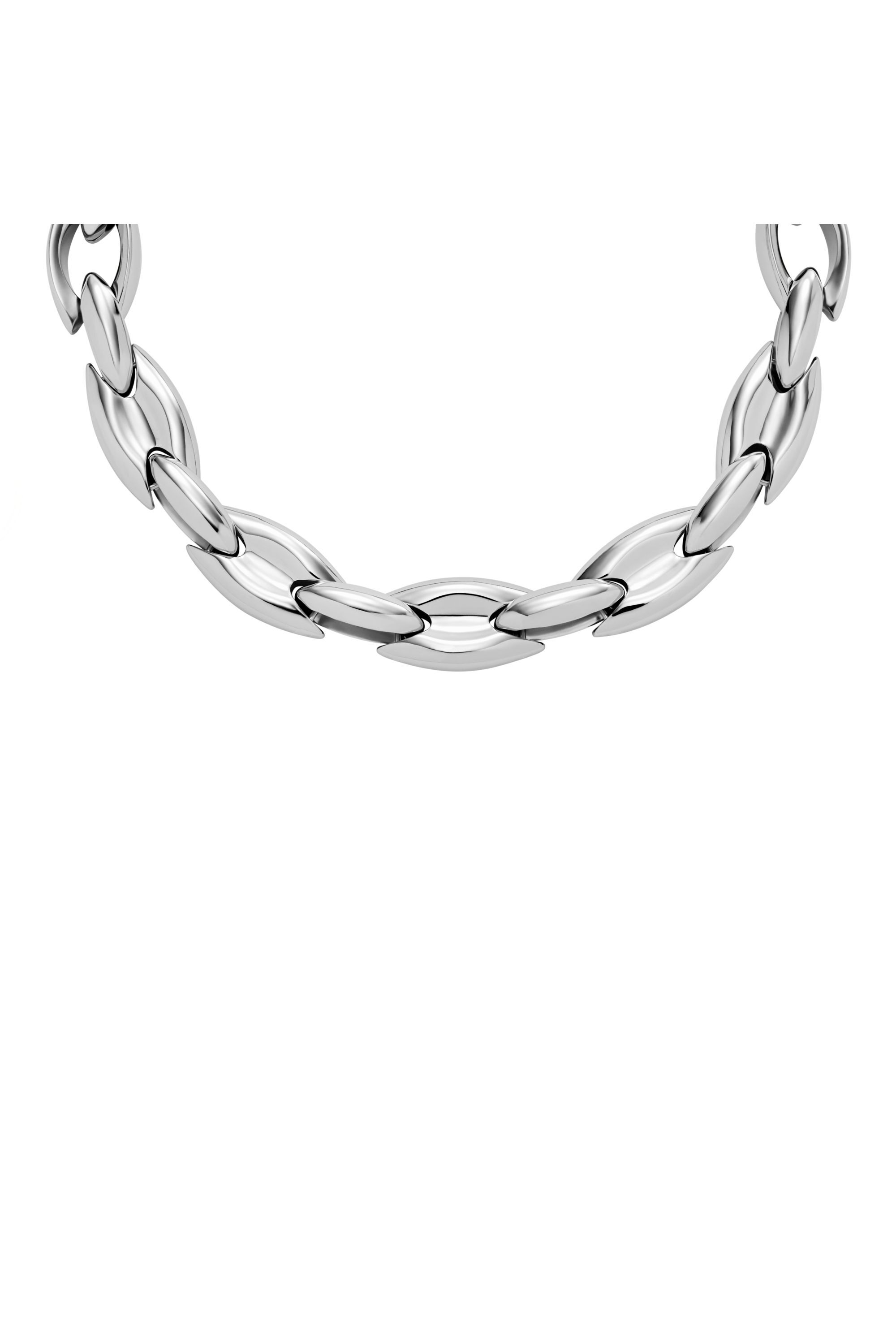 Diesel - DX1586040 JEWEL, Collar de cadena de acero inoxidable Unisex in Plateado - 2