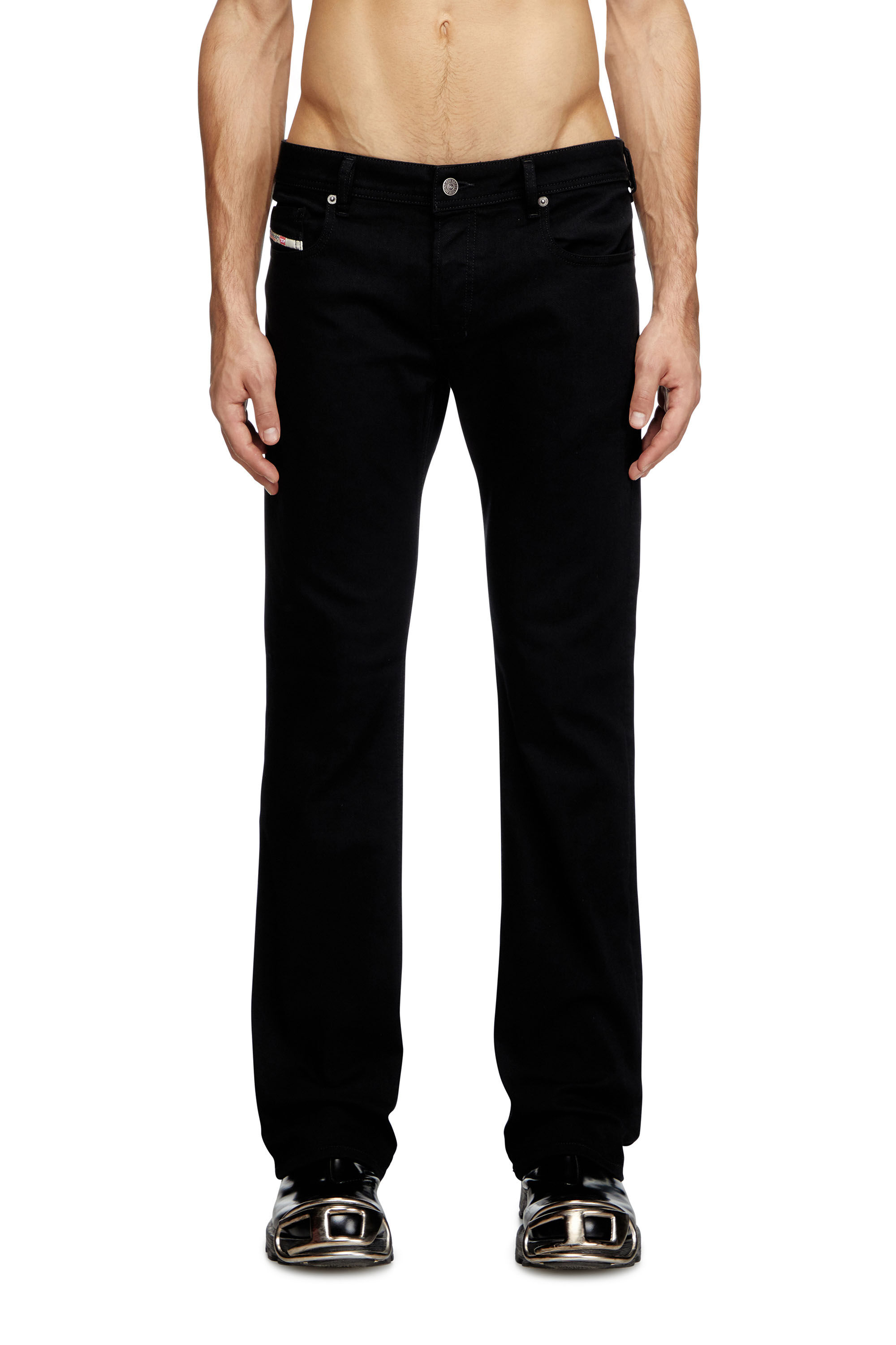 Diesel - Bootcut Jeans 2007 Zatiny 0688H Hombre, Negro/Gris oscuro - 3