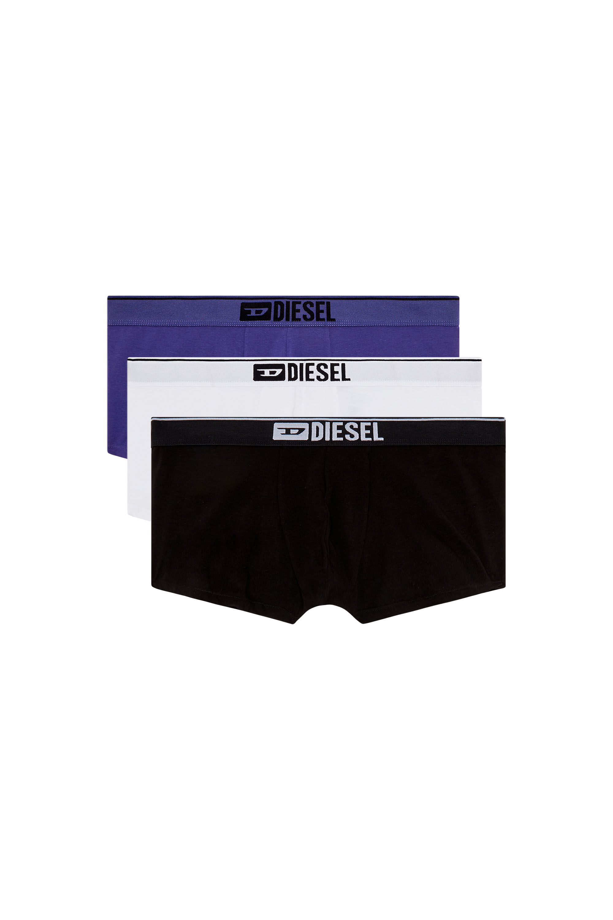Diesel - UMBX-DAMIENTHREEPACK, Paquete de 3 bóxers ajustados de algodón elástico Hombre in Multicolor - 4