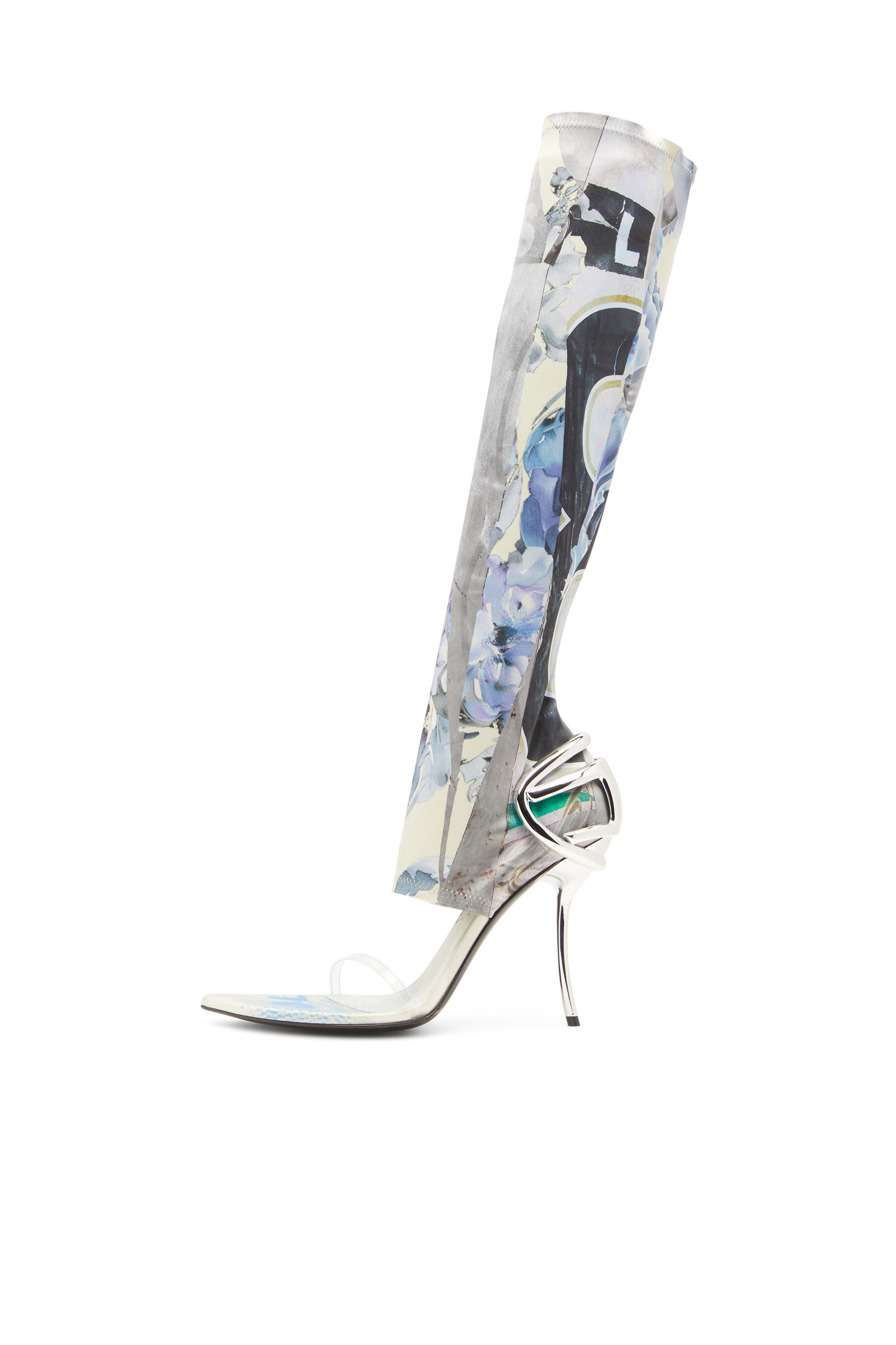 Diesel - D-TEN&HALF SDL KB, Sandalias híbridas con estampado gráfico Mujer in Multicolor - 6