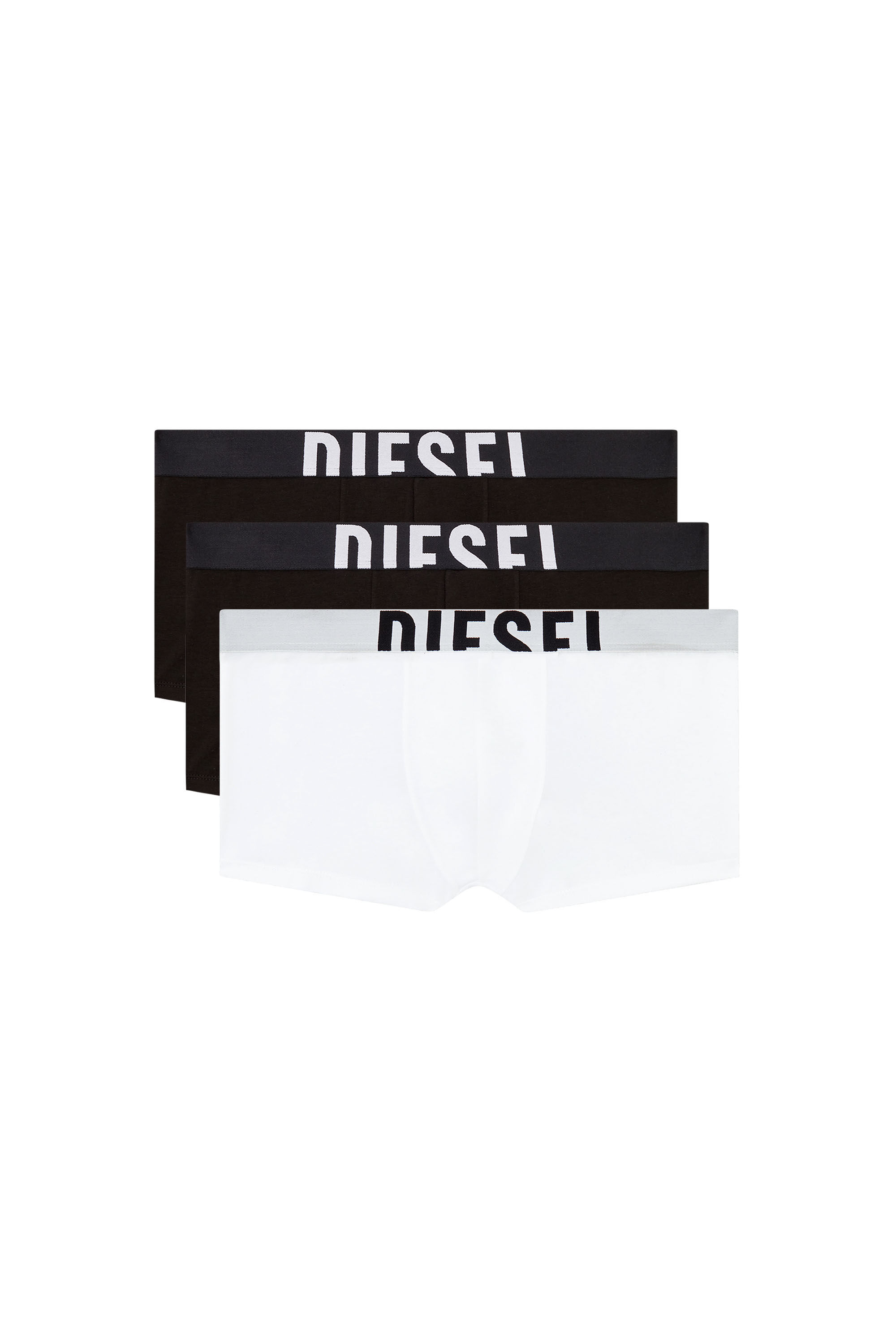 Diesel - DAMIEN-D-POP-3PACK-40, Paquete de tres bóxers ajustados de algodón elástico Hombre in Multicolor - 4