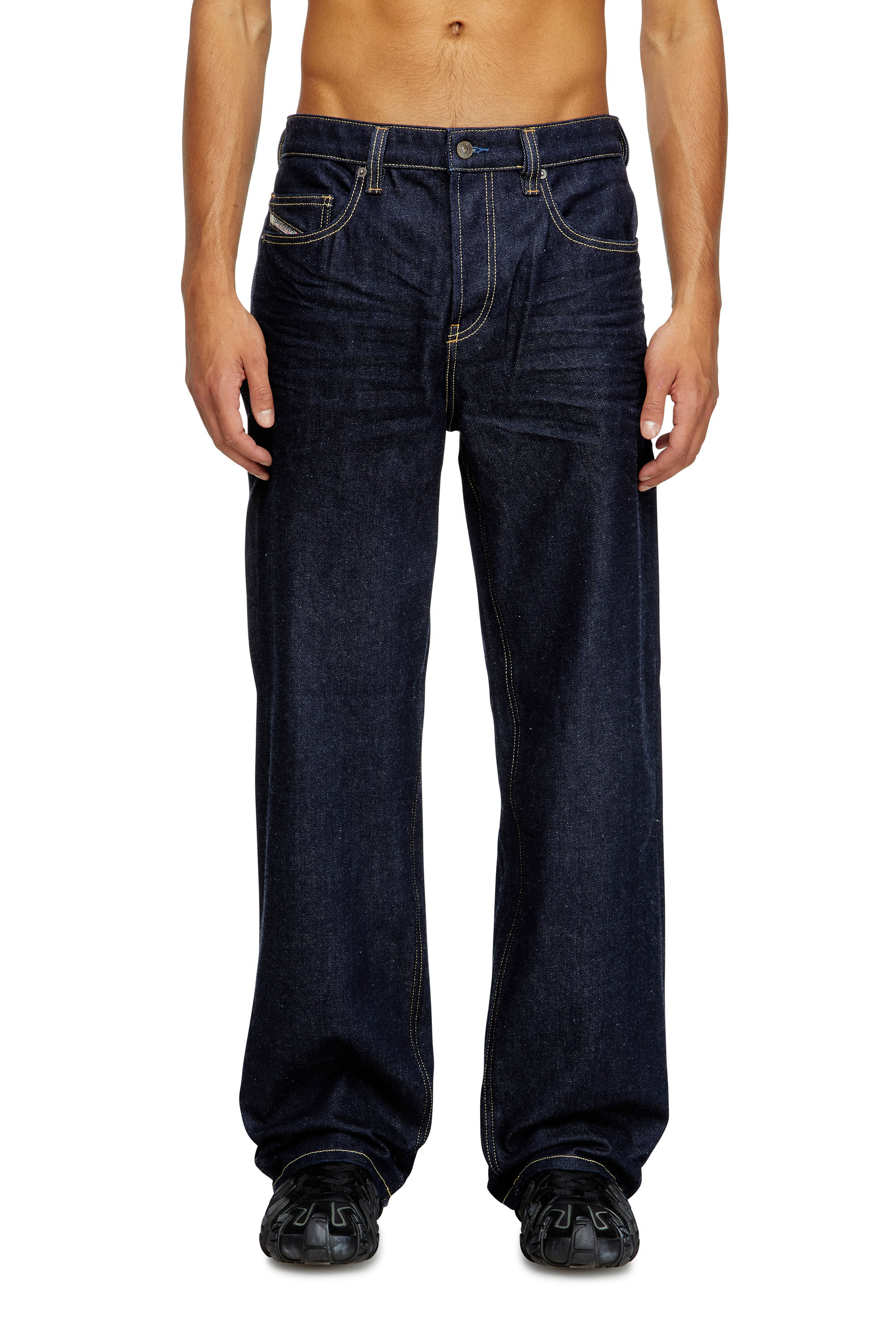 Diesel - Relaxed Jeans 2001 D-Macro 0GRDV Hombre, Azul Oscuro - 3