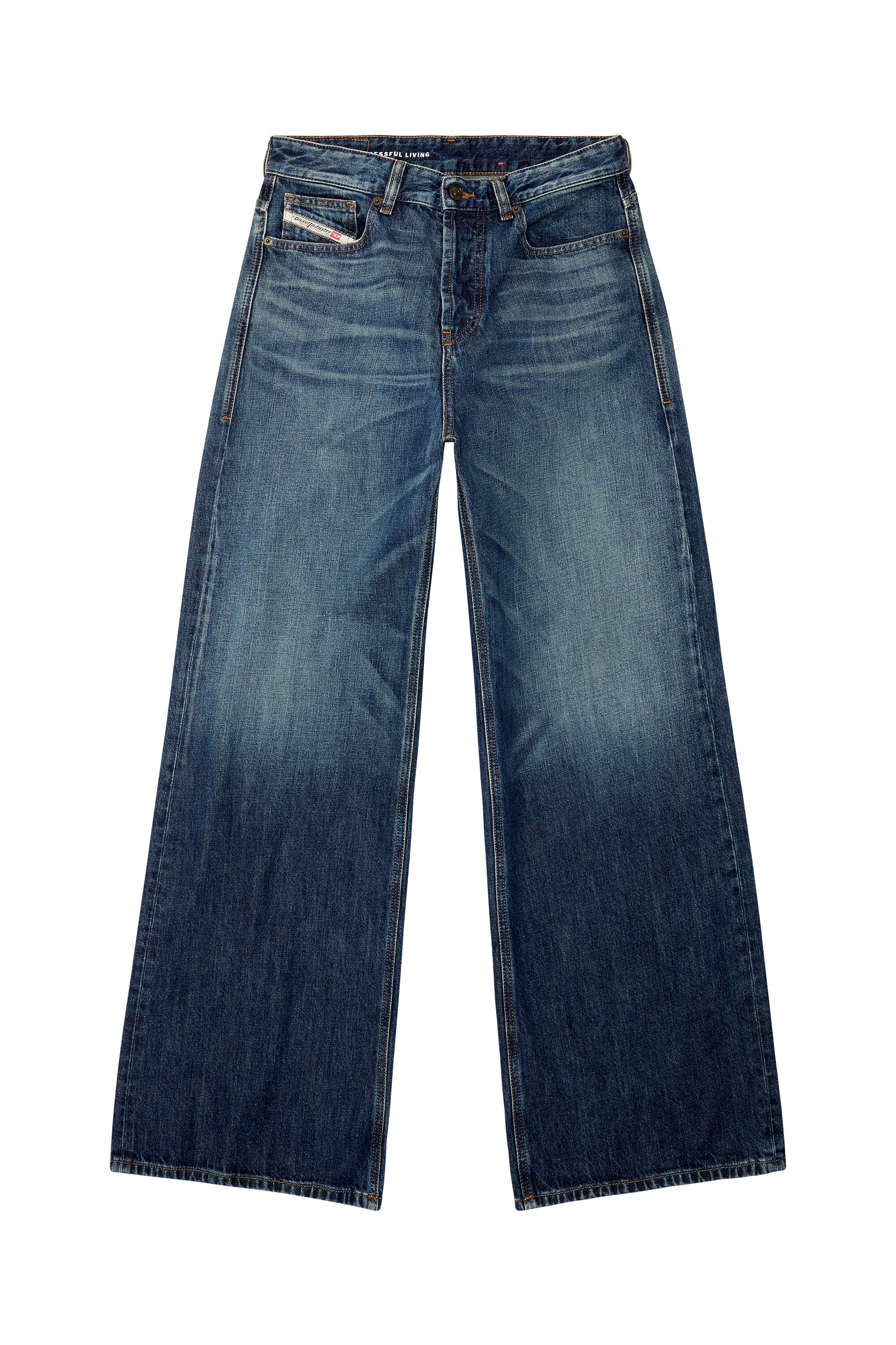 Diesel - Relaxed Jeans 1996 D-Sire 09H59 Mujer, Azul Oscuro - 2