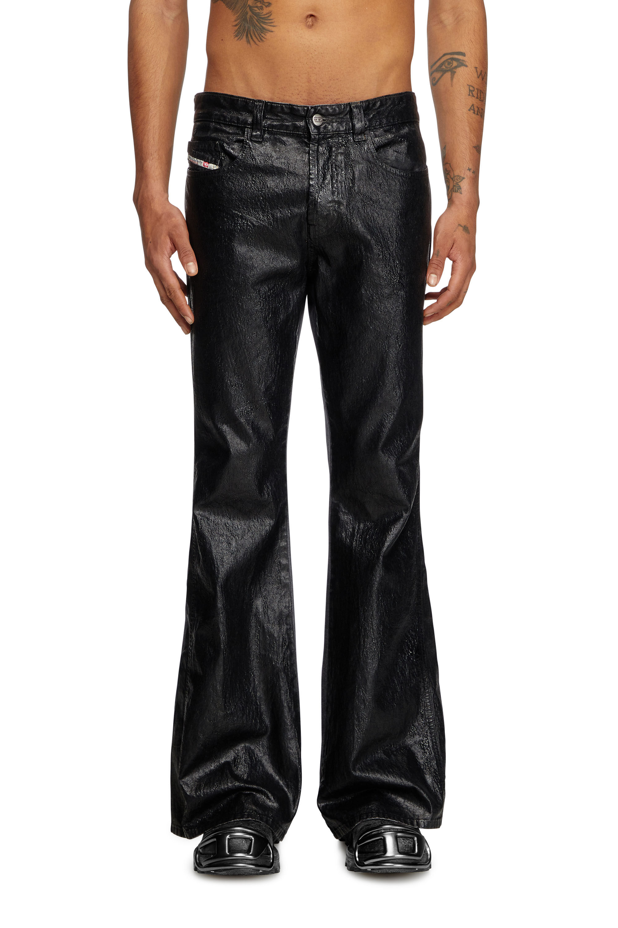 Diesel - Bootcut Jeans 1998 D-Buck 0DBCV Unisex, Negro/Gris oscuro - 3