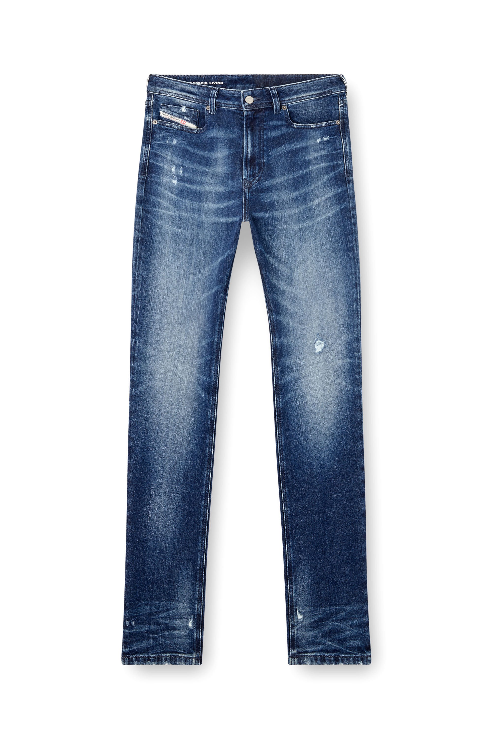 Diesel - Man's Skinny Jeans 1979 Sleenker 09L42, Dark Blue - 2