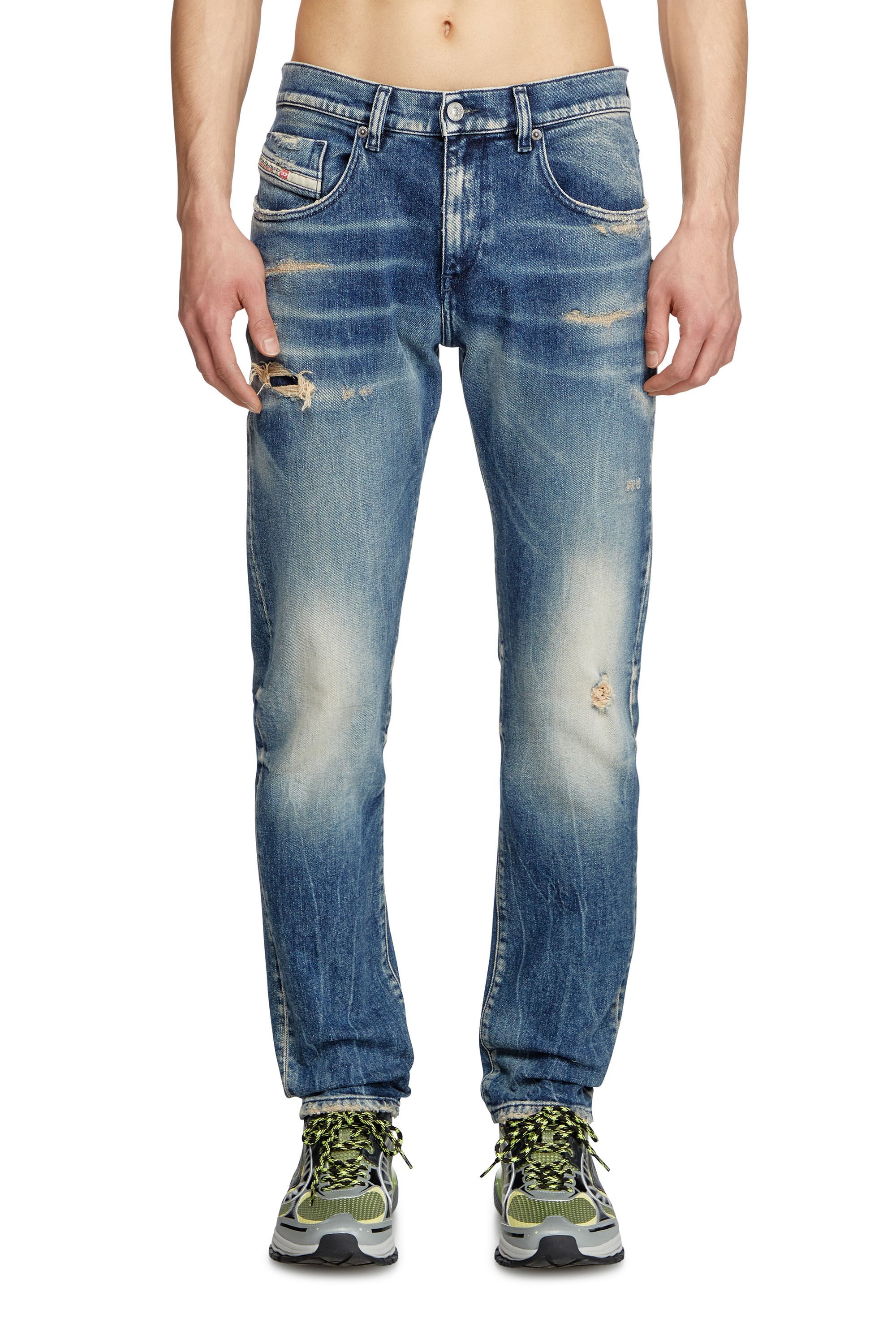 Diesel - Slim Jeans 2019 D-Strukt 007Y6 Hombre, Azul Oscuro - 3