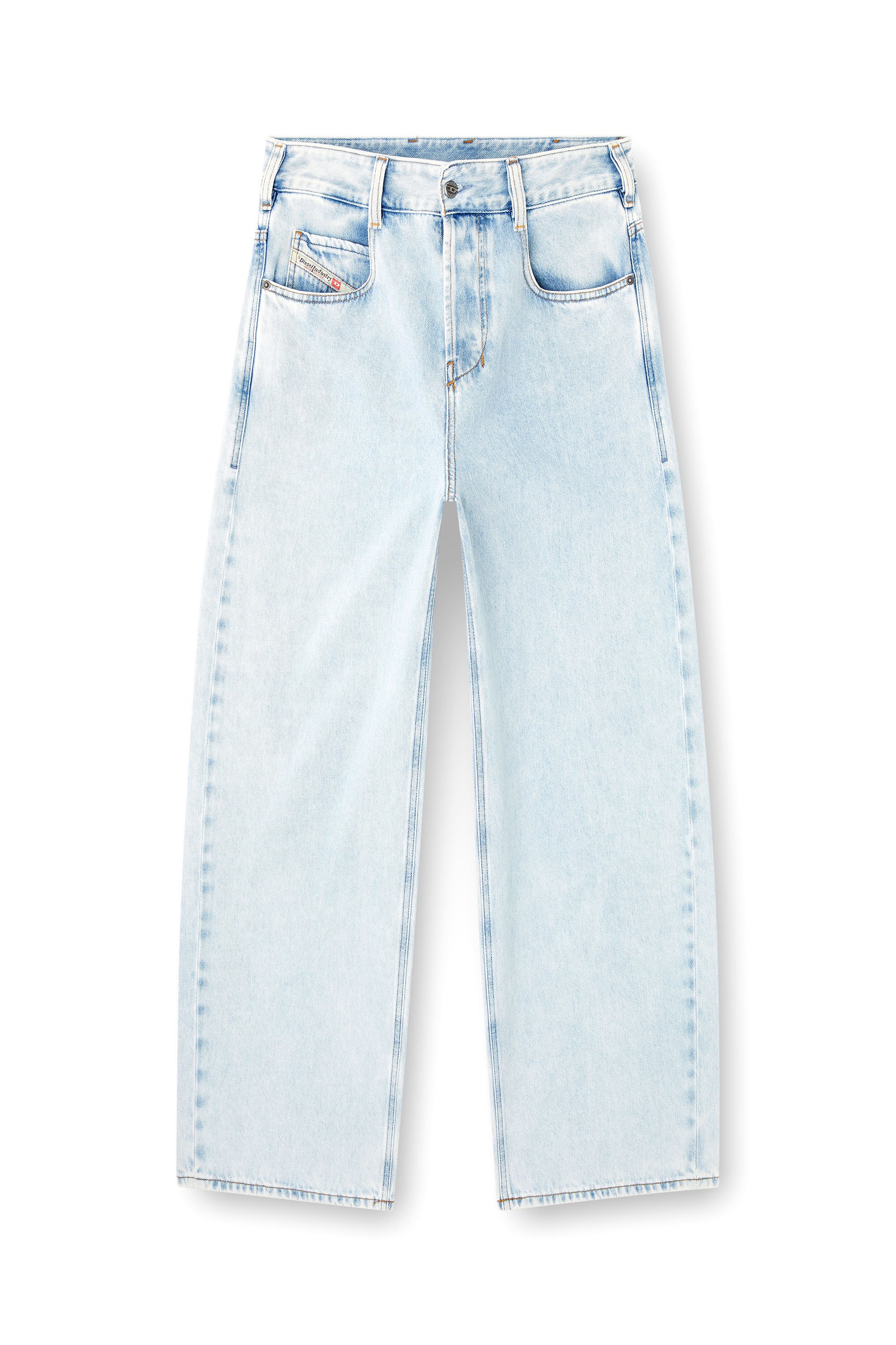 Diesel - Relaxed Jeans 1997 D-Enim-M 09M74 Unisex, Azul Claro - 1