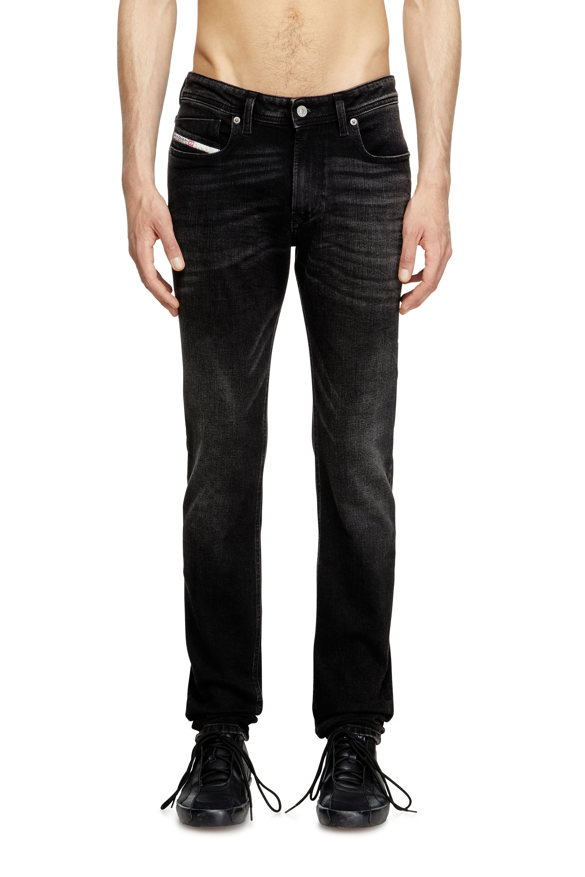 Diesel - Skinny Jeans 1979 Sleenker 0GRDA Hombre, Negro/Gris oscuro - 1