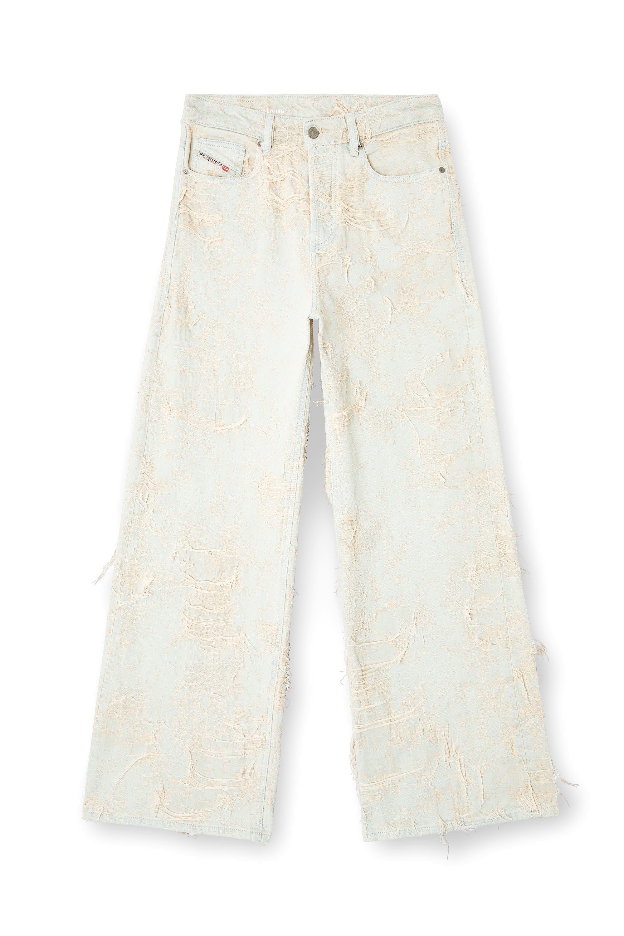 Diesel - Relaxed Jeans 1996 D-Sire 09M40 Mujer, Blanco - 3