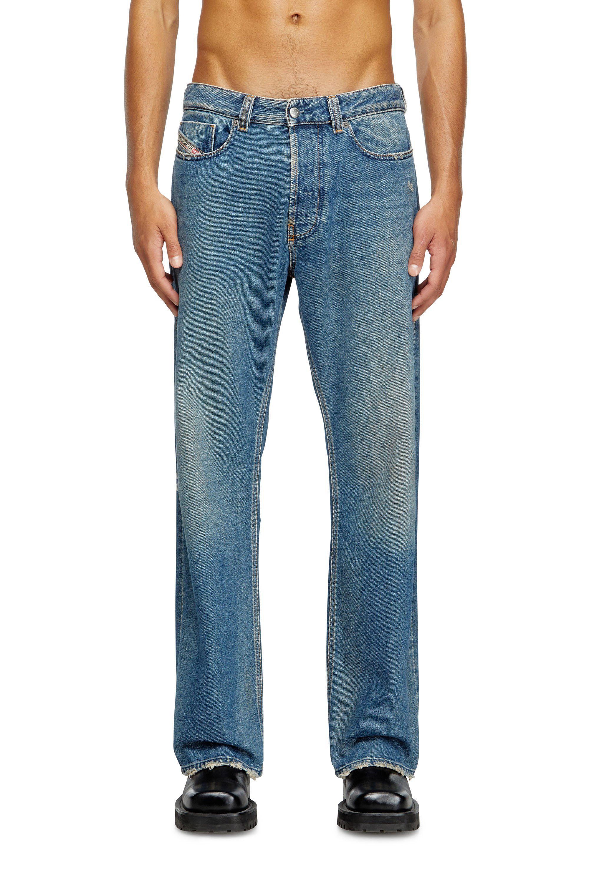 Diesel - Man's Relaxed Jeans 1980 D-Eeper 09J79, Medium blue - 1