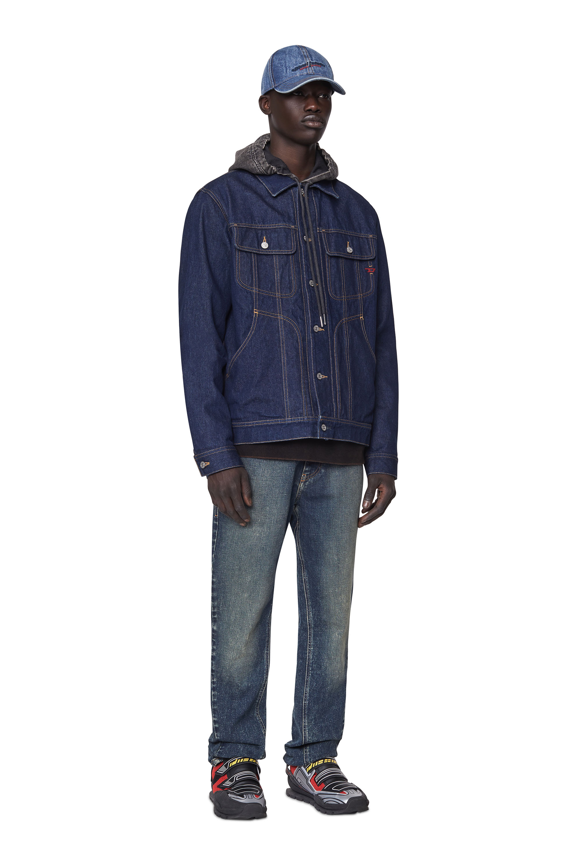 Diesel - Bootcut Jeans 2021 D-Vocs 09B91, Bootcut Jeans - 2021 D-Vocs Hombre in Azul marino - 2