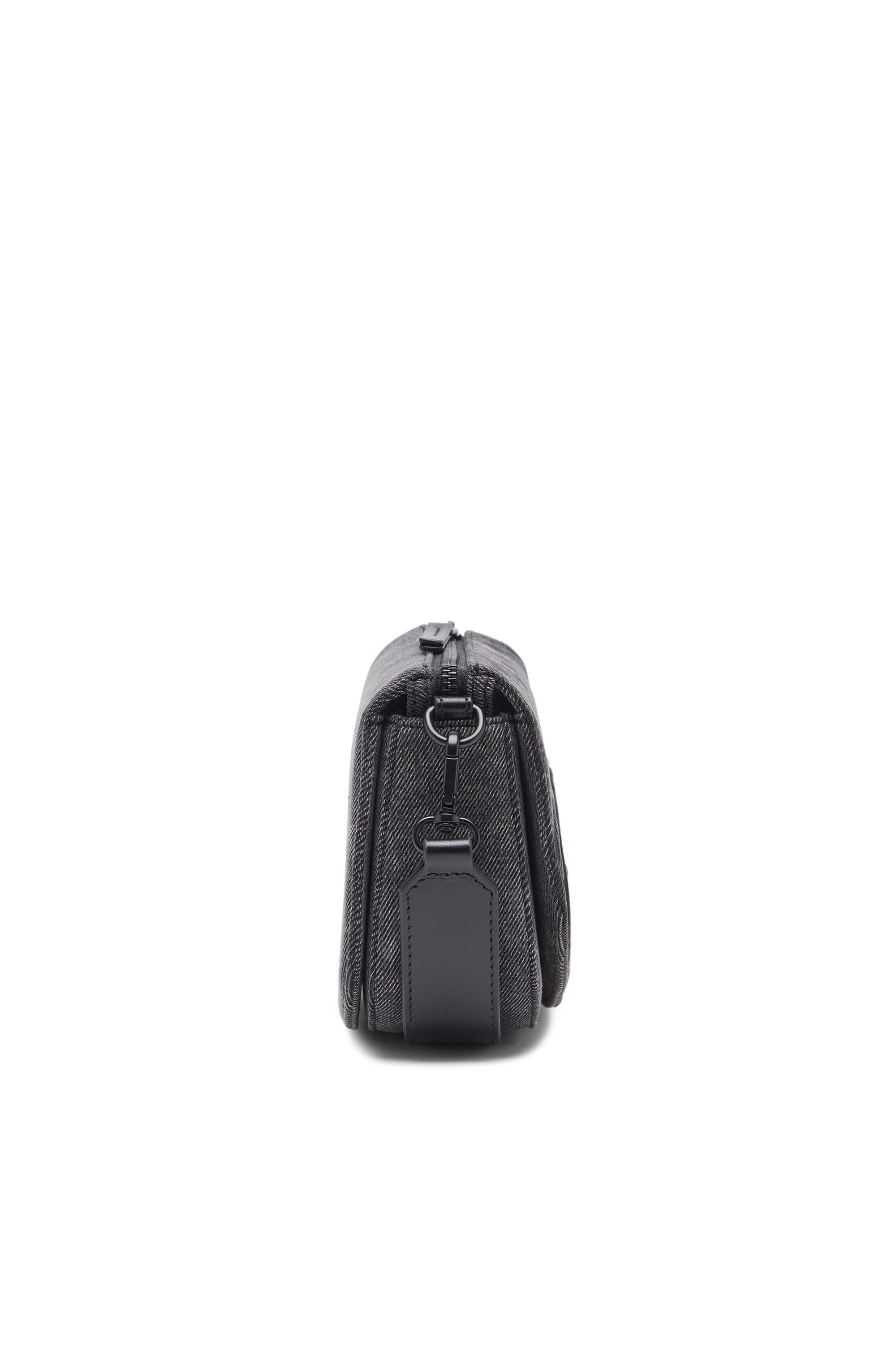 Diesel - 1DR CAMERA BAG, Unisex's 1DR-Camera bag in stonewashed denim in Black - 3