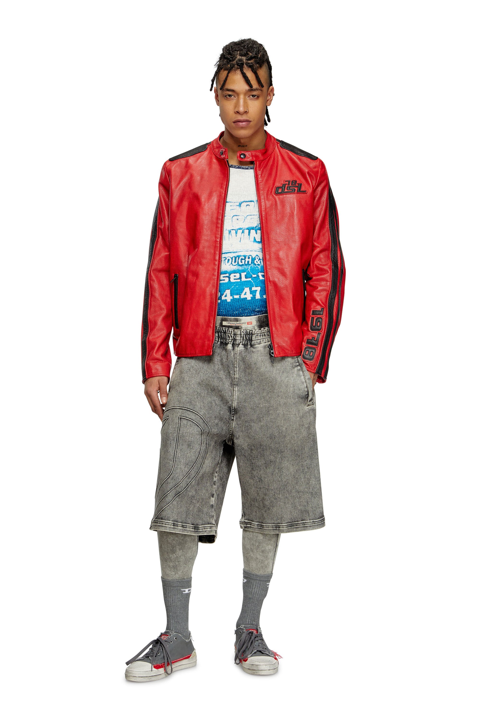 Diesel - S-D-VERSE LOW, S-D-Verse-Deportivas de lona con efecto desgastado Hombre in Gris - 2