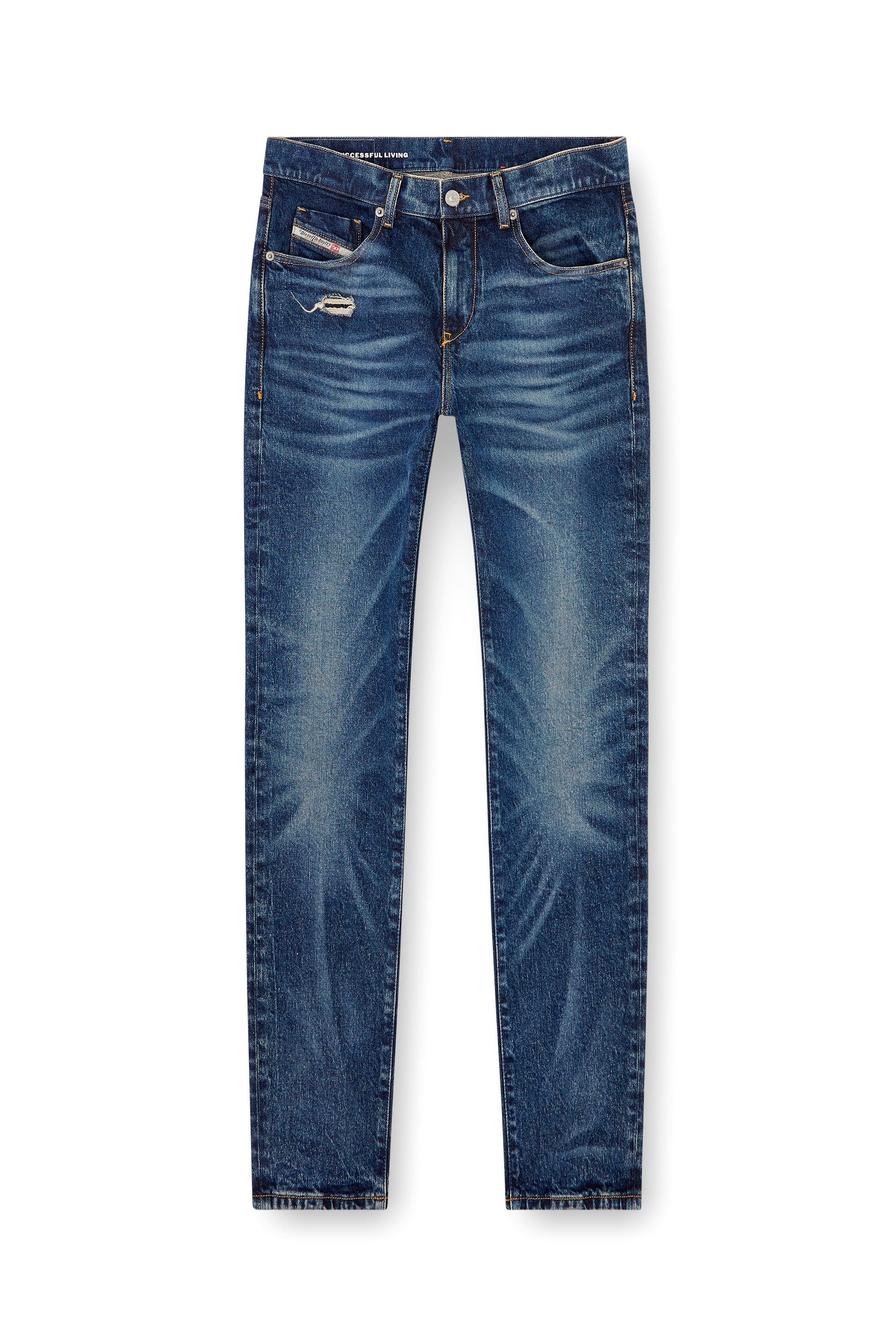Diesel - Slim Jeans 2019 D-Strukt 007Y3 Hombre, Azul Oscuro - 3