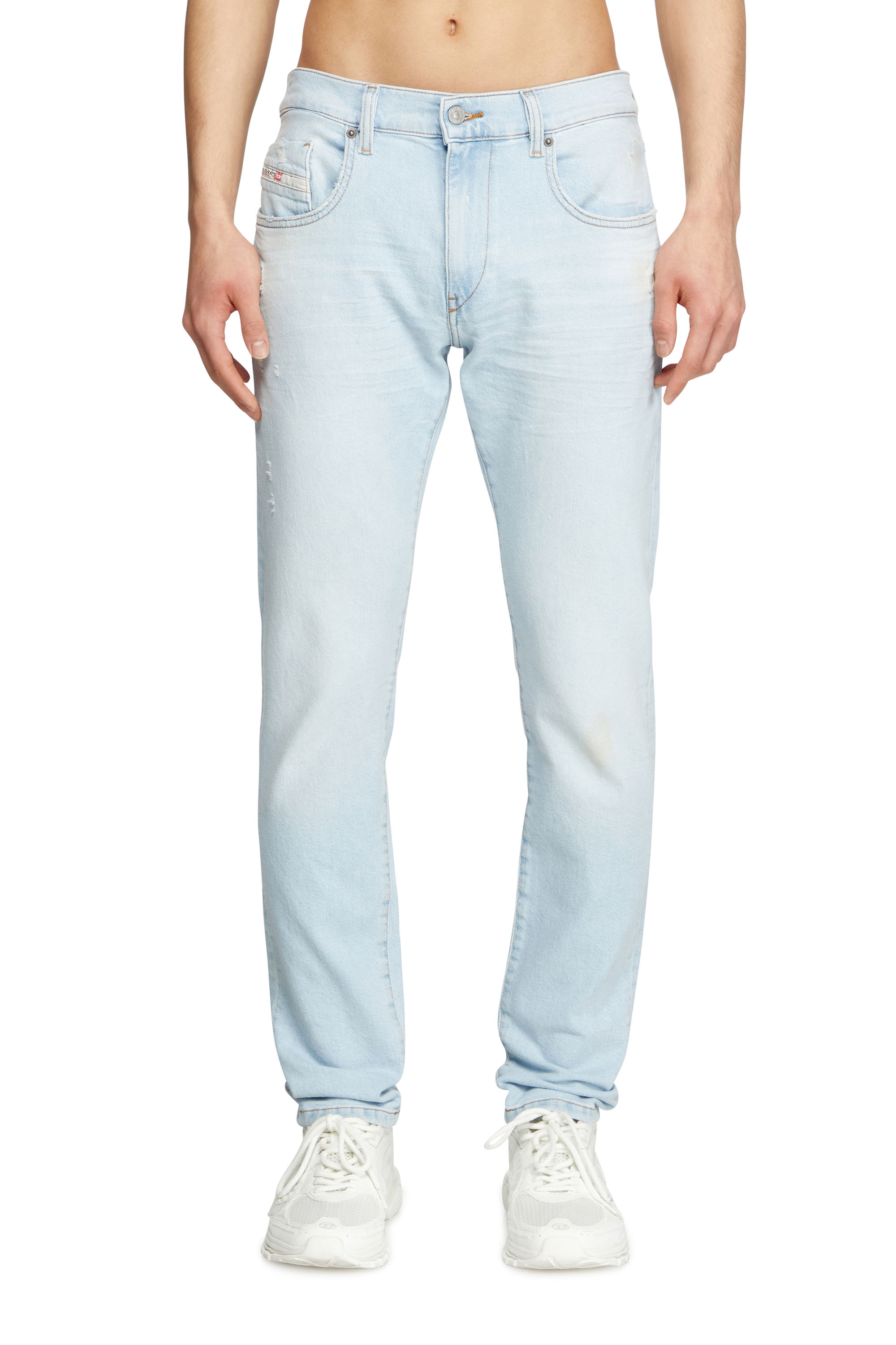 Diesel - Slim Jeans 2019 D-Strukt 0CLBF Hombre, Azul Claro - 1