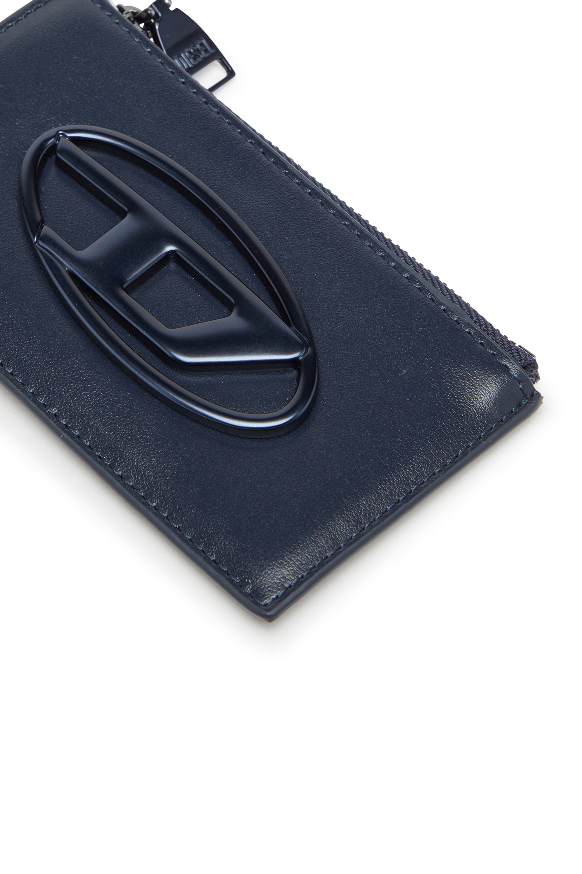 Diesel - HOLI-D CARD HOLDER III, Tarjetero de cuero Hombre in Azul marino - 3