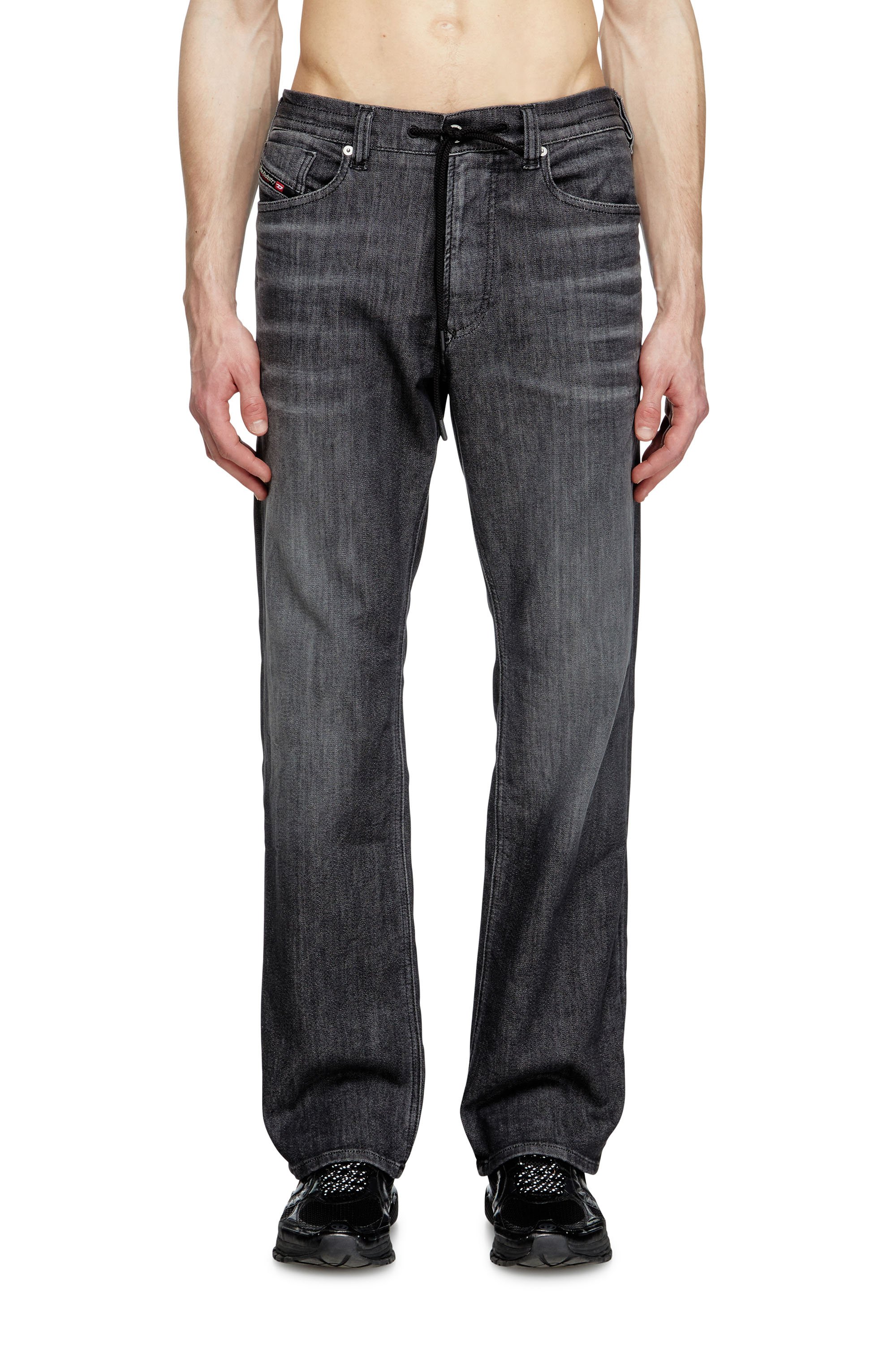 Diesel - Relaxed 2080 D-Reel Joggjeans® 09M66 Hombre, Negro/Gris oscuro - 2