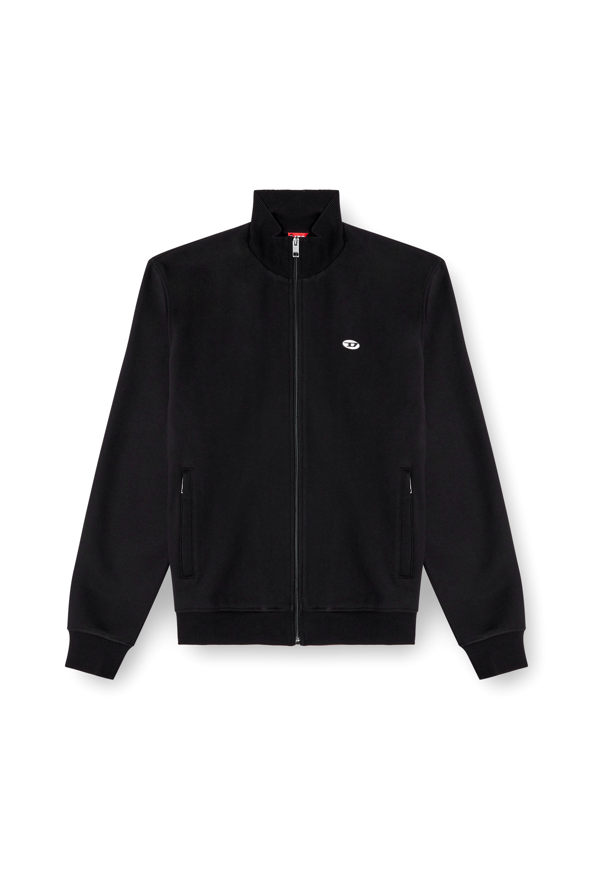 Diesel - S-LOCK-DOVAL-PJ, Chaqueta deportiva con parche Oval D Hombre in Negro - 4