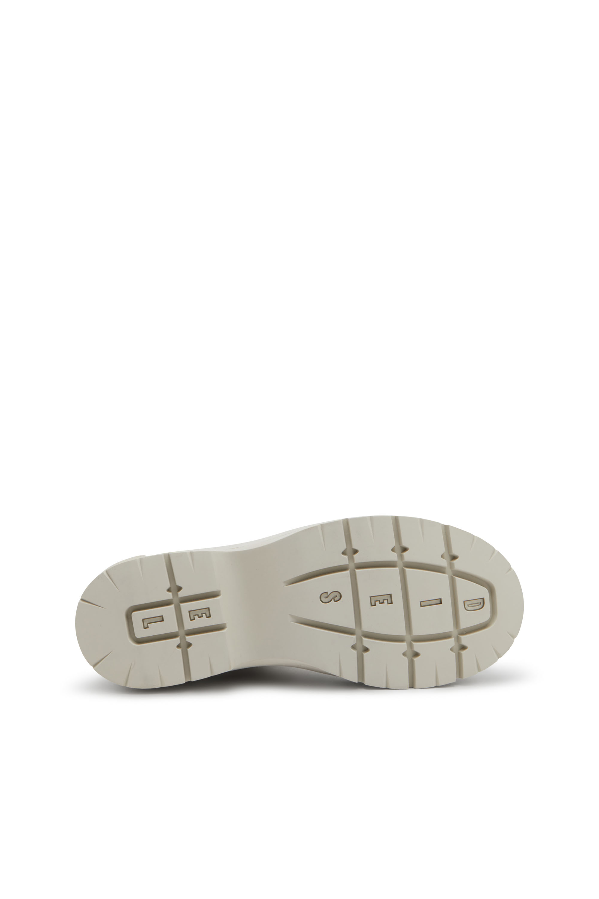 Diesel - D-DONALD MONTONE, D-Donald-Botines gruesos con suela dentada Hombre in Blanco - 4