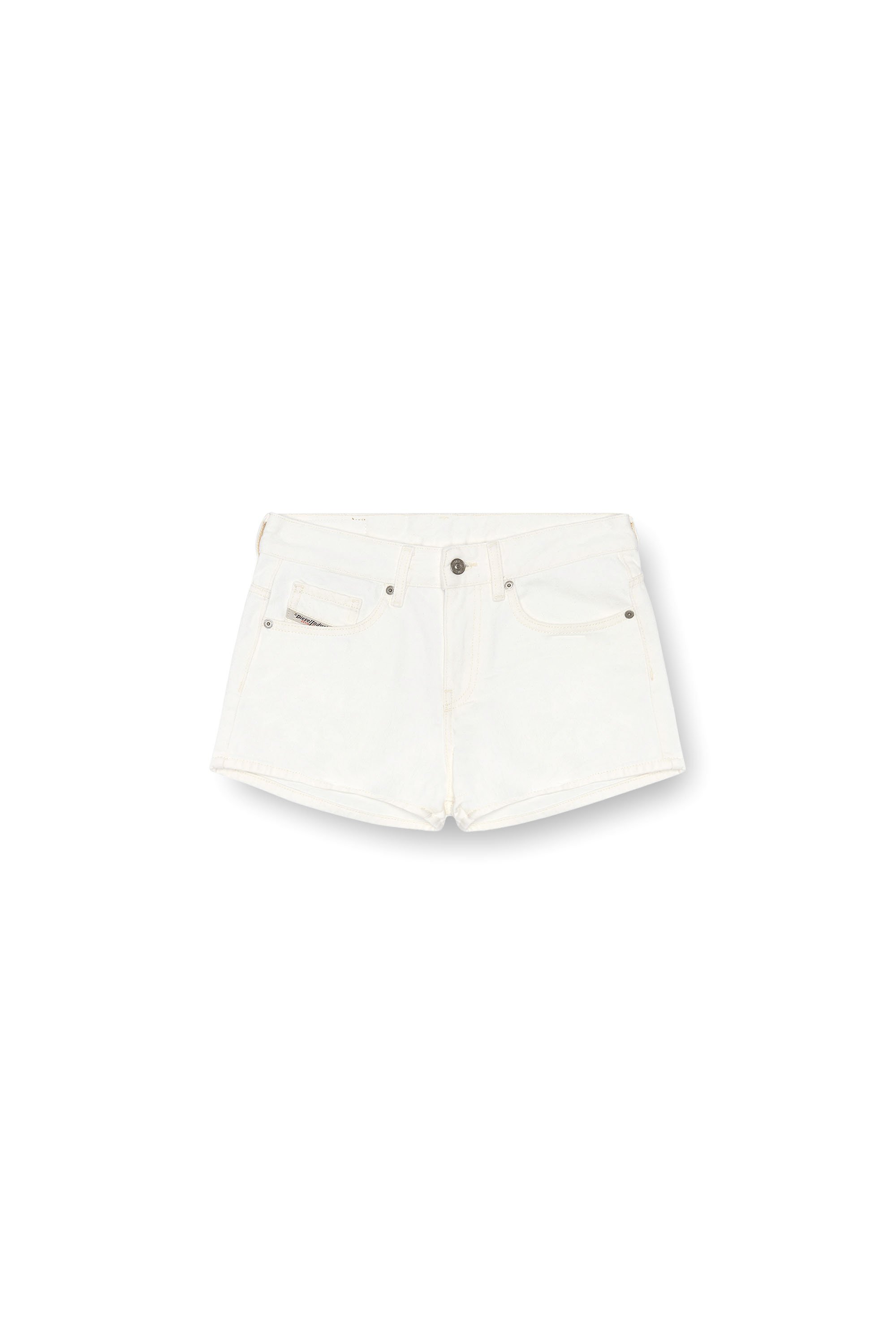 Diesel - DE-YUBA, Woman's Denim shorts in White - 1